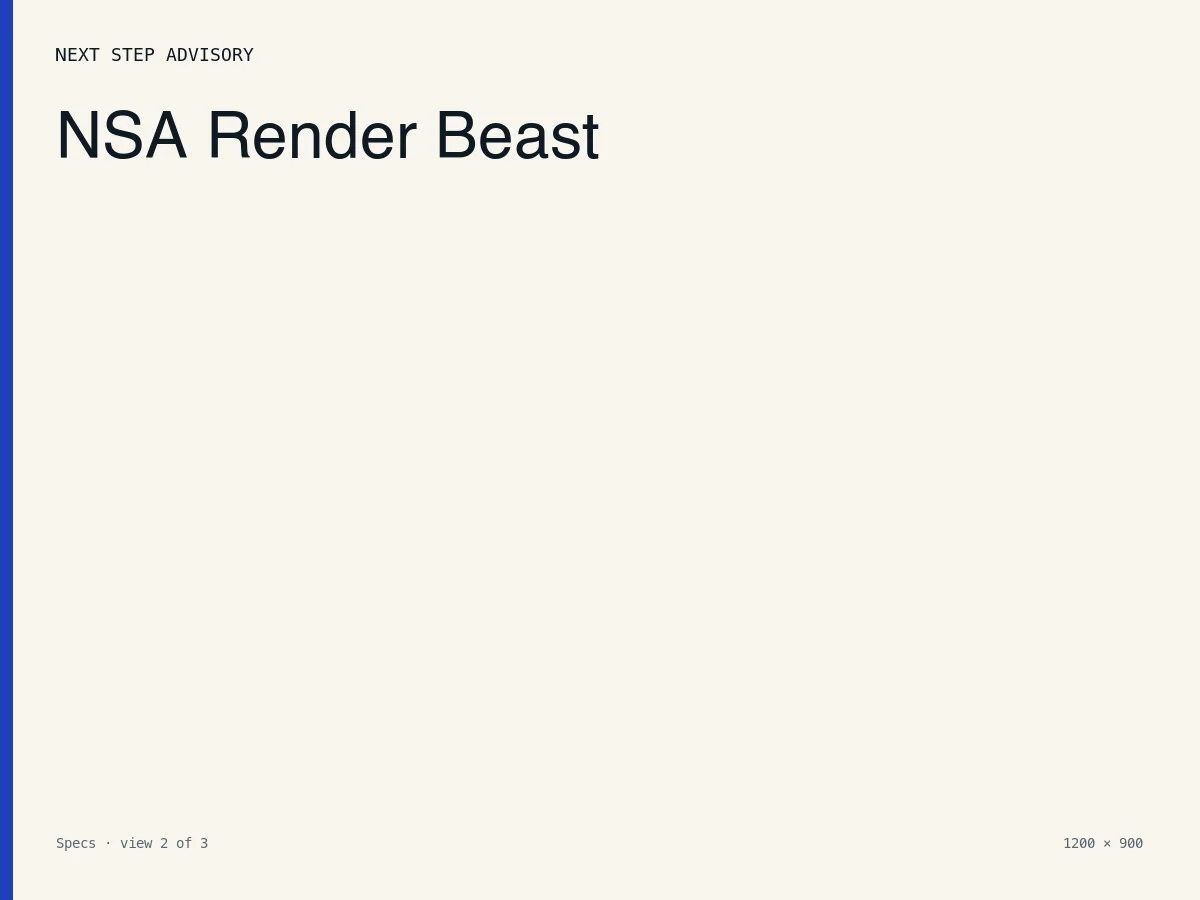 NSA Render Beast - Specs
